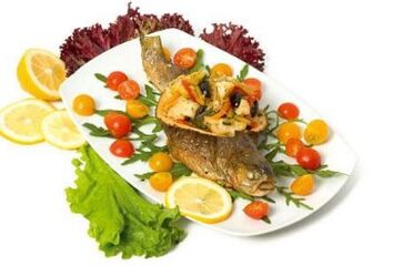 Pêche avec des légumes