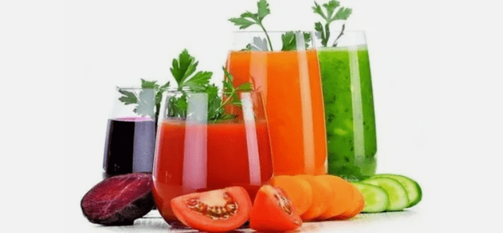 Juines de régime japonais légumes et fruits
