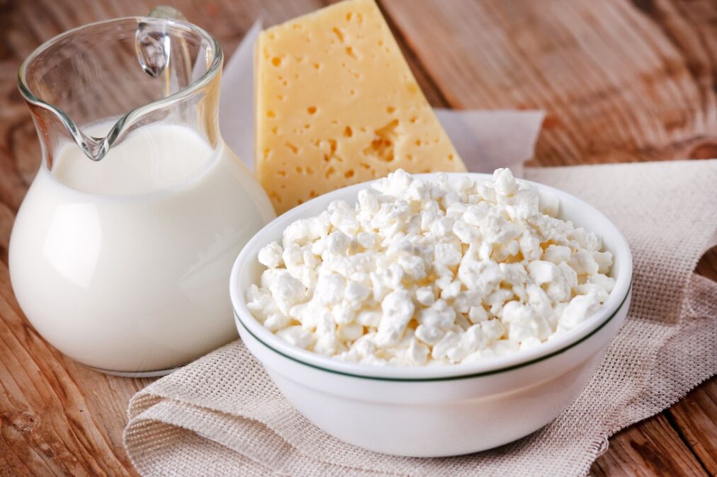 Produits laitiers pour pancréatite